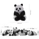 thumbnail image 2 of 12pcs Miniatura Panda adornos Decorativos Animales Modelos Creativos Panda Muñecas HOMEMAXS 13615896-MX, 2 of 6