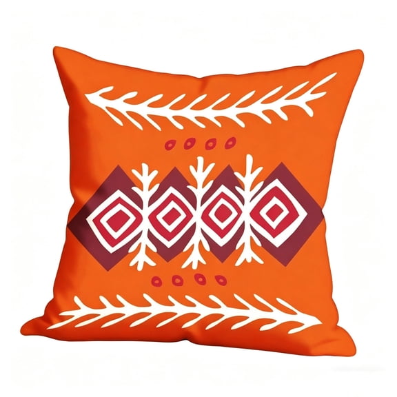 Boho Pillow Covers 18x18,Brown Throw Pillow Covers Outdoor Decorative Linen Pillow Covers for Couch Bed Sofa Cushion Boho Pillowcases