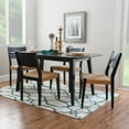 thumbnail image 6 of Powell Crawford 5-Piece Indoor Dining Set, Black, 6 of 11