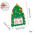 thumbnail image 2 of Adorno Navideño Xihbxyly de Madera Calendario de Cuenta Regresiva Liquidación de Almacén, 2 of 2