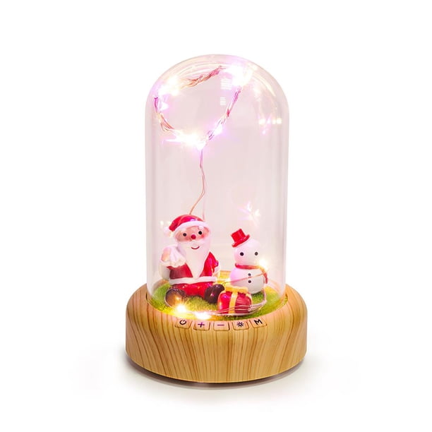 Deseando Streamer Altavoz Bluetooth Musical Led Luz Nocturna Usb Recargable Botella De Vidrio Romántica Lámpara De Noche Regalo Para Niñas Niños Dormitorio Decoración Botella Luz Cateissary HA013154-00
