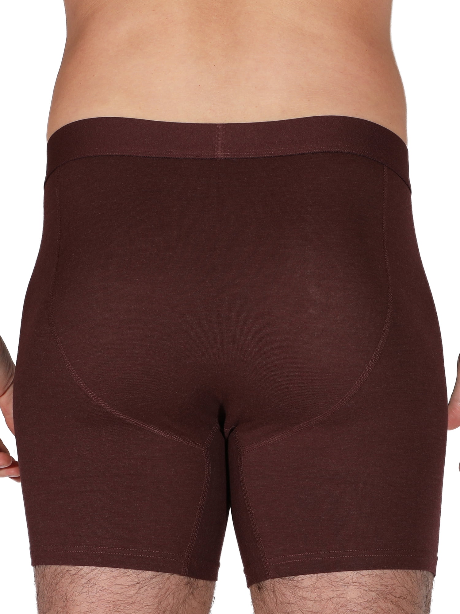 George Men's Soft Touch Rayon Boxer Briefs, 3 Pack