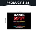 thumbnail image 3 of Hands Off Protest Yard Sign，The Of The Election Against The Yard Marks The Yard Flag, 3 of 6