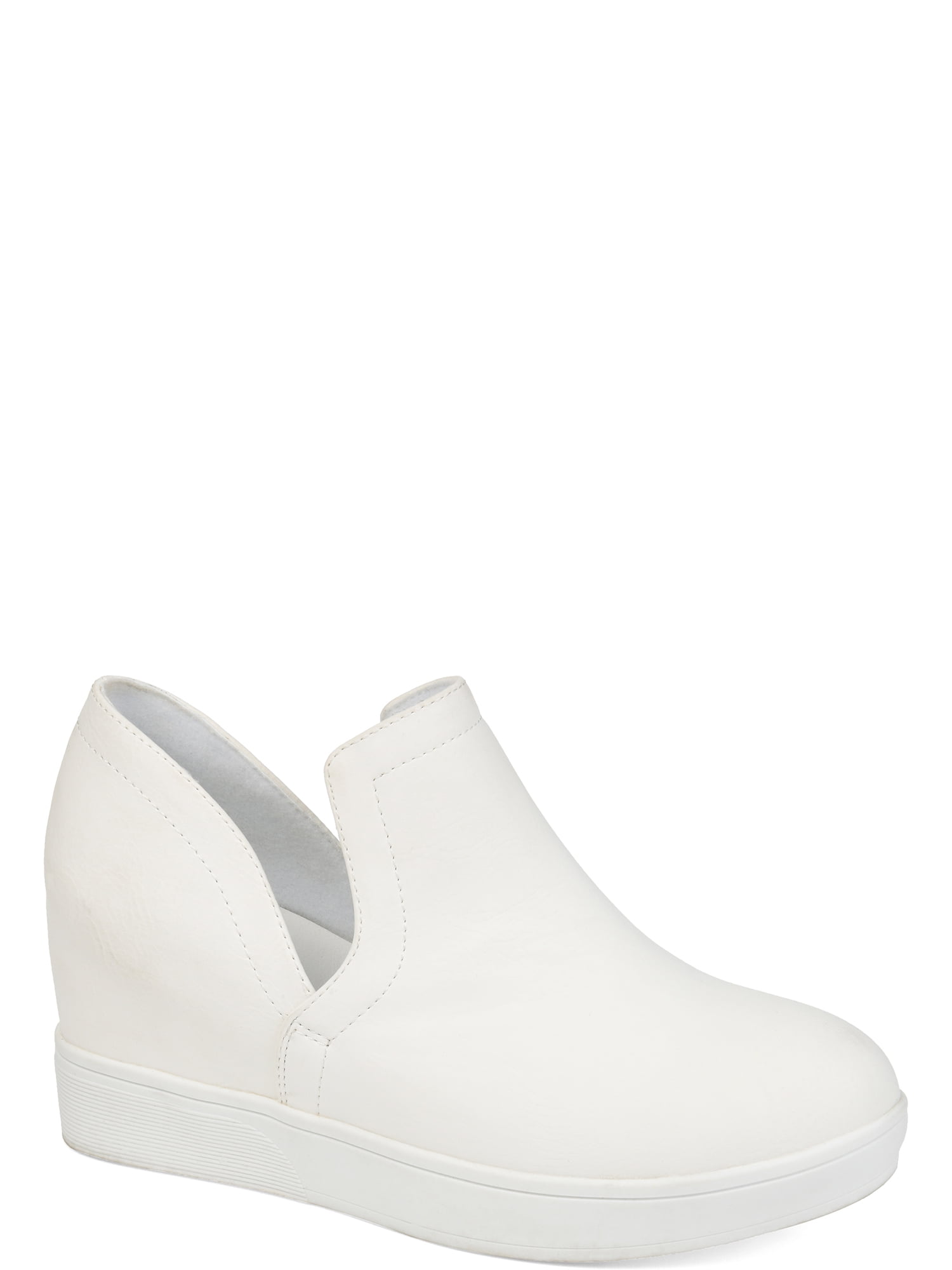 wedge cut out sneakers