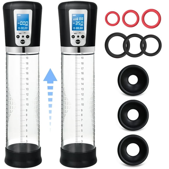 NCTTRP Electric Penis Pump, Rechargeable, 4 Adjustable Modes, Black