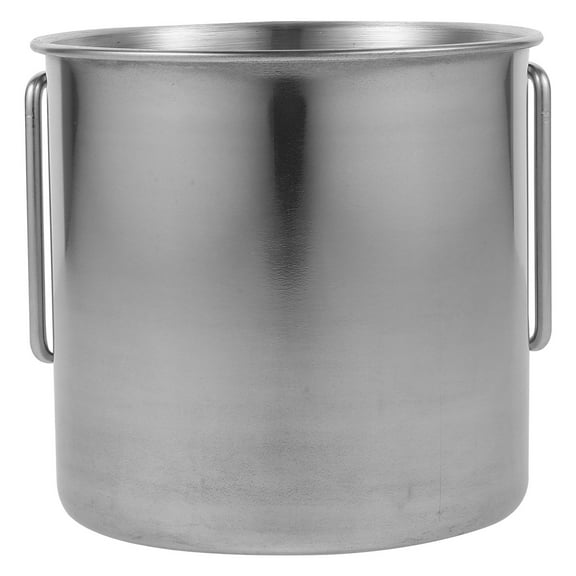 PAMINGONO 1Pcs Camping Coffee Mug Stainless Steel with Foldable Handle for Travel and Outdoor Use