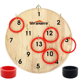 PACEARTH Ring Toss Game, Ring Toss Outdoor Game-7 Pegs and Carry Bag  Included, hook and ring game