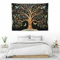 thumbnail image 3 of COMIO  Tree of Life Tapastry Moon Tapestry Butterfly Tapestries for Bedroom Aesthetic Tapastry's Wall Hanging Mandala Botanical Tapestry for Living Room Dorm, 3 of 7