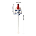 thumbnail image 3 of Outdor Large Metal Nautical WindSpinner With Outdoor Garden Wind Sculpture For Yard Rotating Heavy Duty Stake Placement Theme, 3 of 6