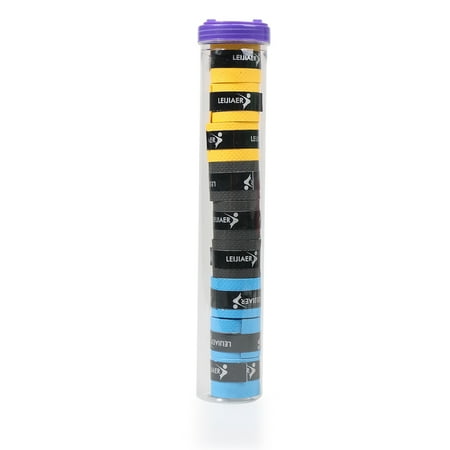 Pack of 9pcs Tennis Racket Overgrips Anti-skid Sweat Tape Wraps Badminton Racquet Over Grip Fishing Rod Sweat Band