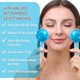 thumbnail image 3 of Juego de 2 globos de hielo faciales para herramientas de masaje, masajeador de rodillo facial para piel fría, reduce la hinchazón y las ojeras, mejora la circulación sanguínea, 3 of 5