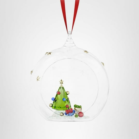 Swarovski Holiday Cheers Tree and Gifts Ball Ornament