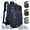 Blue, variant on Cshidworld Cooler Backpack - 40 Cans Insulated Leak Proof Backpack Cooler Portable Picnic Camping Beach Hiking BBQ Cooler Bag for Men and Women, Black