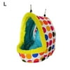 Pet Nest Plush Bird Cave Cage Warm Hanging Sleeping Bed Hut Tent Parrot Hammock