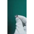 thumbnail image 5 of Alexandrite Ring Halo Ring Princess Cut Engagement Ring Silver Color Changing June Birthstone Rings, 5 of 5