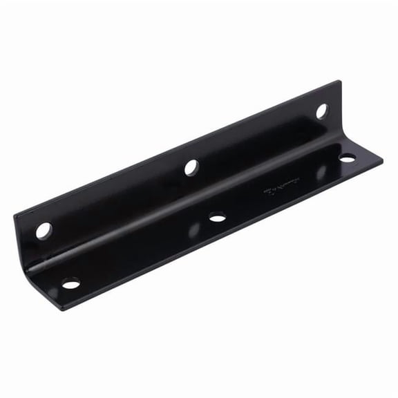 Hampton 5038537 1.6 x 9 x 0.125 in. Inside & Outside Corner Brace, Black