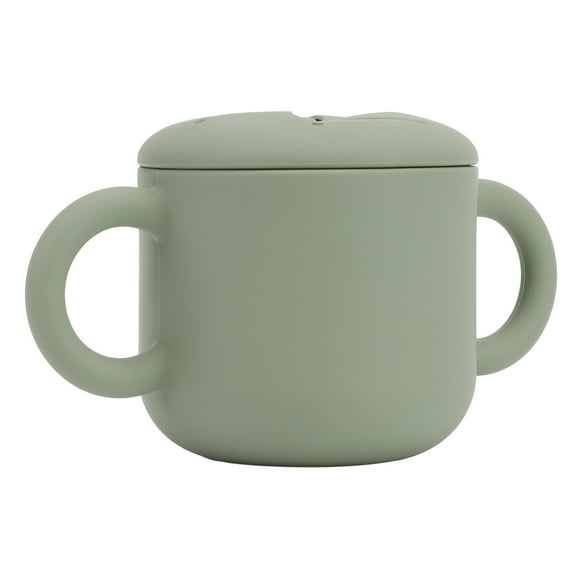 Taza Para Bebé Que Aprende A Beber Diseño De Asas Dobles De Silicona