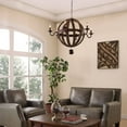 thumbnail image 3 of Modway Catapult Chandelier, Brown, 3 of 5