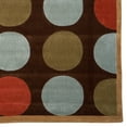 thumbnail image 3 of Trio Devi Brown Area Rug 8x10 Contemporary Transitional Design, 3 of 5