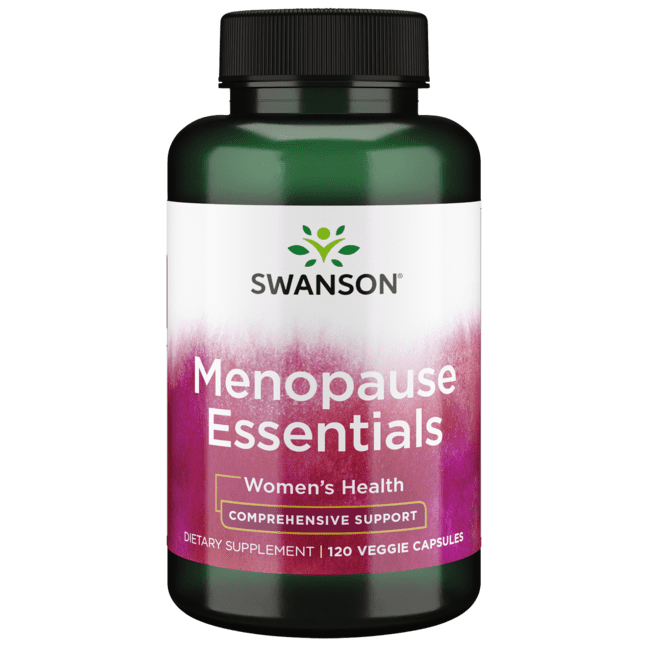 Swanson Menopause Essentials 120 Veggie Capsules