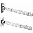 thumbnail image 1 of Soporte para colgar en la pared, juego de 2 estantes de secado de pared plegables de acero inoxidable, secador de ropa de pared plegable, colgador de pared, estante de secado de pared plegable para, 1 of 5