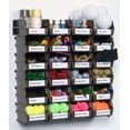 thumbnail image 3 of Triton Products LocBin 3-210BRWS Wall Storage Unit with Interlocking Poly Bins Wall Mount Rails 8-3/4-Inch L and Hardware, 24-Count, Brown, 26-Piece, 3 of 4