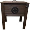 thumbnail image 1 of Glacière en bois rustique 53QT, 1 of 4