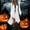 White, variant on Ovbmpzd Medieval Gothic Fall Midi Dresses for Women Long Sleeves Sexy Halloween Cosplay Costumes V Neck Purple Lace Beach Dresses,M