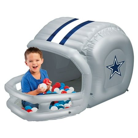 NFL Dallas Cowboys Inflatable Helmet Ballpit Playland includes 50 Balls