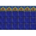 thumbnail image 2 of 2.75x2.75 Cobalt Blue Talavera Mexican Tile, Set of 16 pcs, 2 of 2