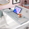thumbnail image 4 of Graceware Bamboo Bath Table Tray(Light Grey), 4 of 6