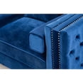 thumbnail image 5 of Legend Vansen Convertible Modern Velvet Sleeper Sectional Sofa in Purple, 5 of 6