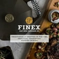 thumbnail image 7 of FINEX 12" Cast Iron Skillet with Lid - Versatile Cast Iron Pan - Cooking Pan Enhances Food Taste - Nonstick Skillet - Heirloom Kitchen Essentials - Pre-Seasoned with Flaxseed Oil, 7 of 7