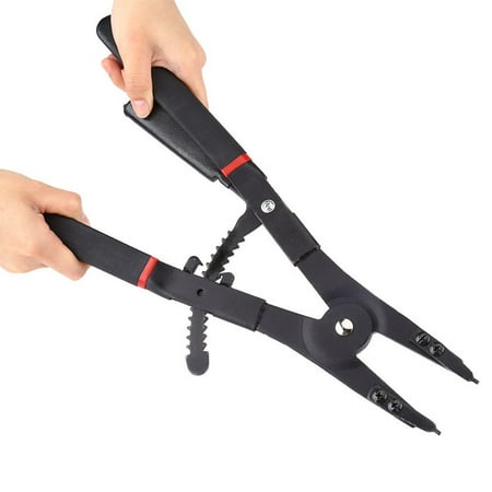 

16 Heavy Duty Circlip Pliers Tool Set Retaining Snap Ring with Replacement Tips for Removal of Automotive & Engine Repair Projects