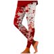thumbnail image 1 of MKLEKYY leggins deportivos mujer Pantalones de Yoga estampados rojos informales para mujer Leggings, 1 of 3