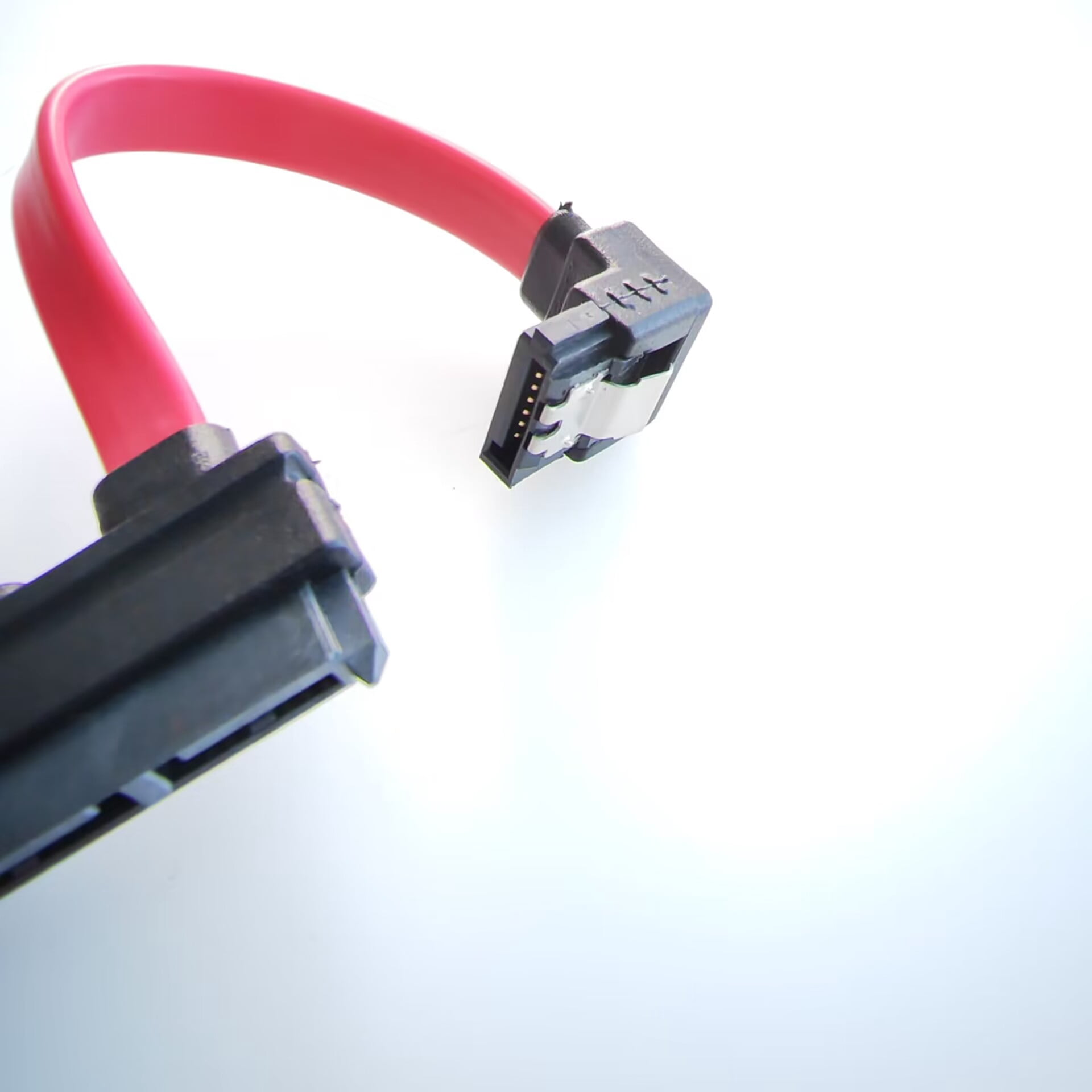2-in-1 7Pin SATA DATA + 2.0mm 4Pin Power Combo 7+15 Pin  22P SATA Conjoint CD/DVD HD Hard Disk Cable 20cm