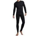 thumbnail image 2 of Mens Thermal Underwear Set, 100% Cotton Fleece Long Johns for Men Extreme Cold Winter - M, 2 of 2