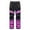 Purple, variant on Teissuly Women's Insulated Bib Overalls Color-Piece Suspenders Trousers