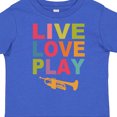 thumbnail image 4 of Inktastic Live Love Play the Trumpet Boys or Girls Toddler T-Shirt, 4 of 5