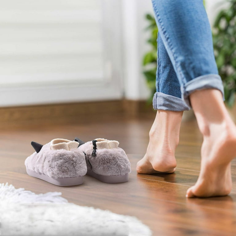 CreativeArrowy USB Foot Warmers Slippers Cute Plush Removable And