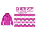 thumbnail image 3 of MGEOY Boys Girls Hooded Rain Jackets Waterproof Rain coats Windbreaker for Kids Lightweight Jackets, 3 of 7