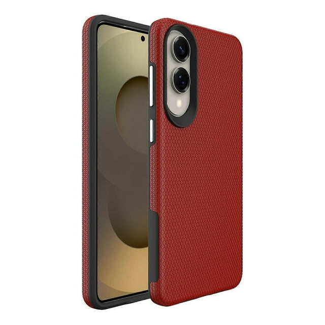 For Samsung Galaxy S25 Edge Case TPU + PC Four Corner Anti-Drop Phone Cover - Dark Purple
