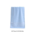 thumbnail image 3 of Qonioi Large Turkish Bath Towel, Soft Highly Absorbent Cotton Bath Towel with Quick Dry, Lightweight Multipurpose Towel for Bathroom Beach Shower Gym, Blue, 3 of 6