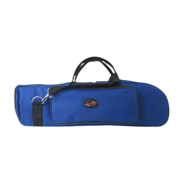 Funda para trompeta Three Key, estuche para trompeta, protección resistente a los arañazos, funda viaje para violín, bolso hombro para uso Azul