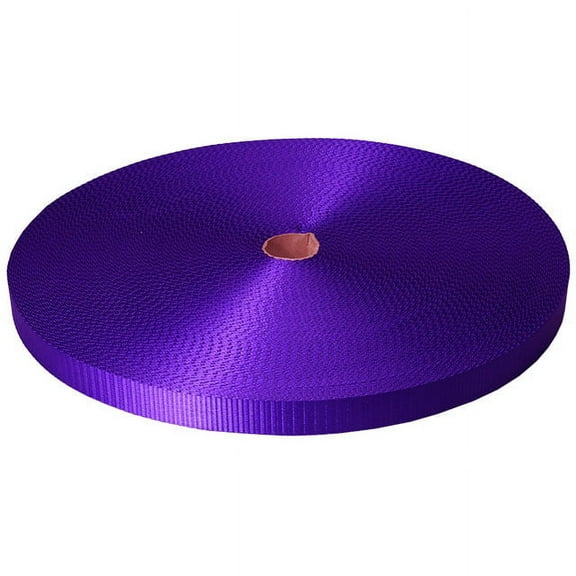 1" x 300' 3.5K Polyester Cargo Webbing - Purple