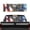 American Flag Bald Eagle, variant on Pzuqiu Truck Rear Window Decal 66.9" x 22.4", One-Way See-Through Vinyl, UV Blocking Automotive Decal for Most Pickup Models Distressed American Flag Print