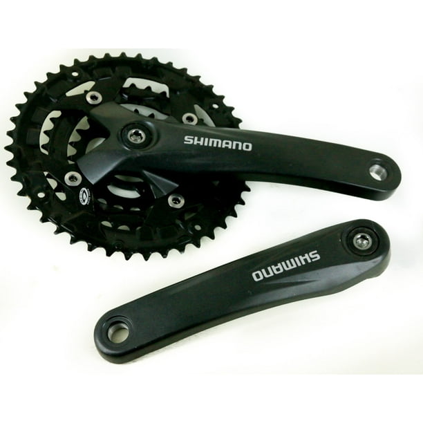 Shimano FCM391 MTB Bike Square Taper Crankset 44/32/22 Triple 9s 175mm