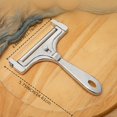 thumbnail image 3 of 1pc Stainless Steel Wire Cheese Slicer, Adjustable Thickness Cheese Cutter For Soft, Semi-Hard Cheeses Kitchen Cooking Tool, 3 of 4