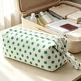 thumbnail image 5 of Cute Polka Dot Pencil Case Aesthetic Pencils Pouch,Large Capacity Pencils Case Vintage Pen Pencil Zipper Bag,Soft Special Pouches for Organization Classroom Must Haves 13.77 Inch, 5 of 6