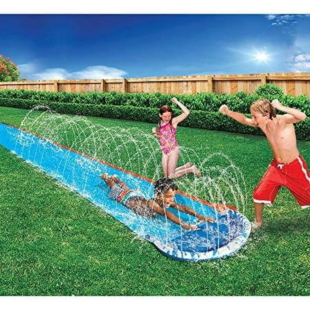 Banzai Intl Ltd Speed Blast Water Slide, Summer Toys, Vinyl, 28" W x 16' L